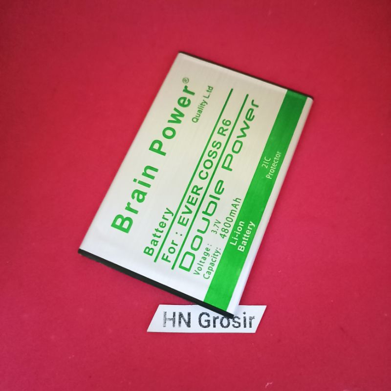 Baterai batre Evercoss R6 / U55 Double power Battery hp
