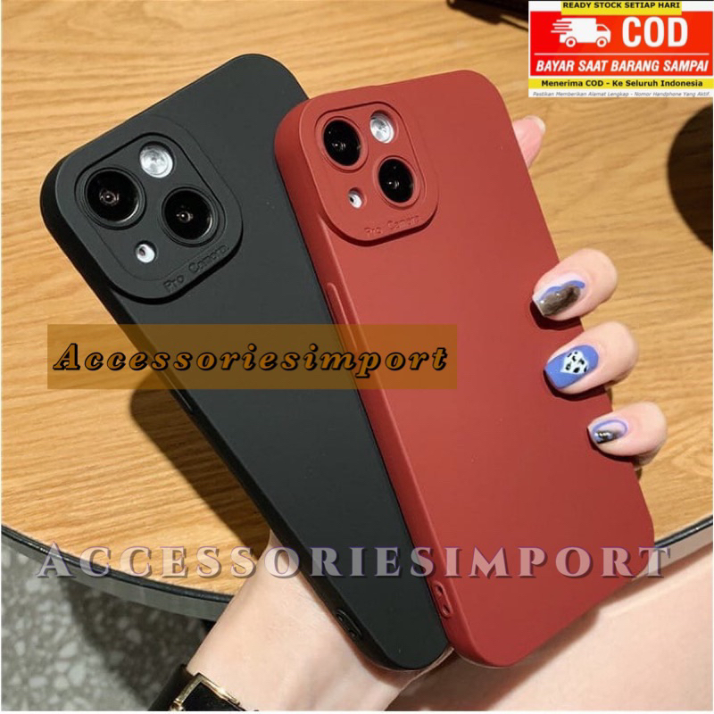 SOFTCASE PROCAMERA OPPO A17/ A17K/ A77S/ A57 2022/ A96/ A76/ A16E/ A16K/ A95/ A74/ A16/ A15/ A15S/ TPU SILIKON CASE MACARON PRO CAMERA