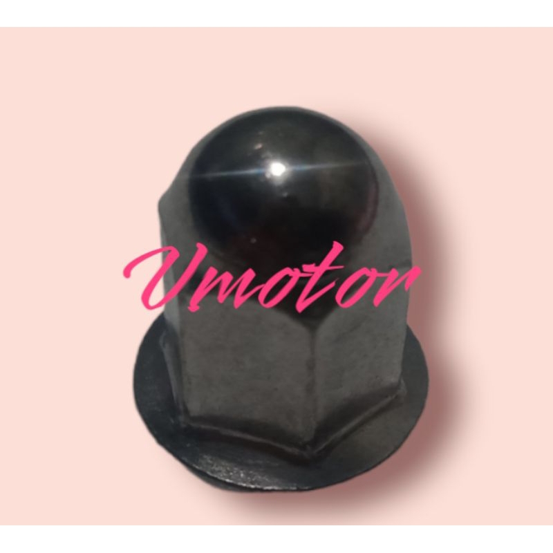 Mur Topi 12/m8 flange Nut panjang Chrome