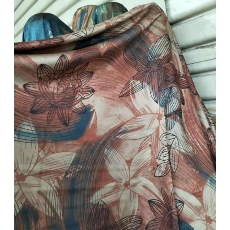 KAIN ARMANY SILK MOTIP TREND KEKINIAN