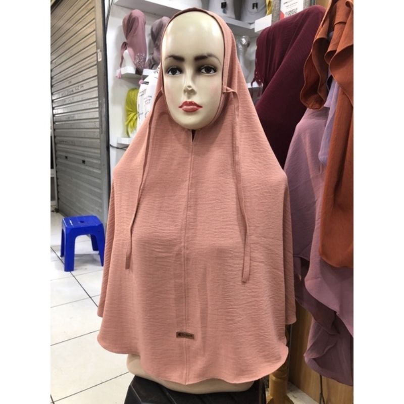 Bergo Maryam Crinkle Air Flow premium size ( L)