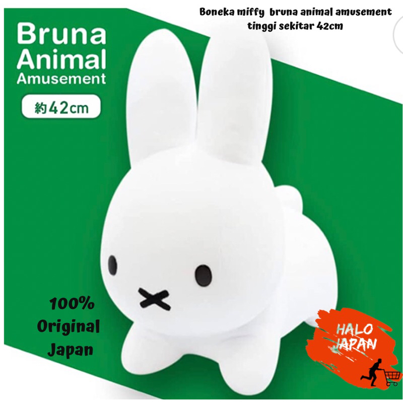 boneka miffy ukuran besar tinggi kurang lebih 42cm