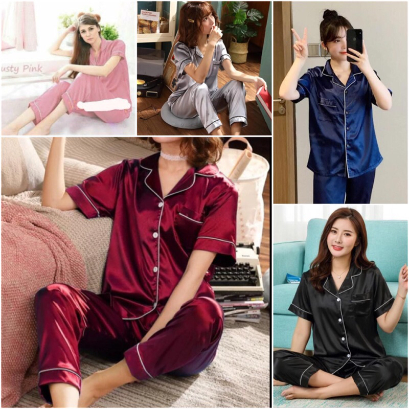 CP/PP Homewear Satin Import sleep.pajamass