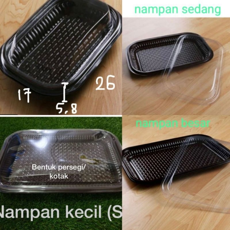 Nampan Mika Plastik MMP kue hantaran mini kecil sedang besar