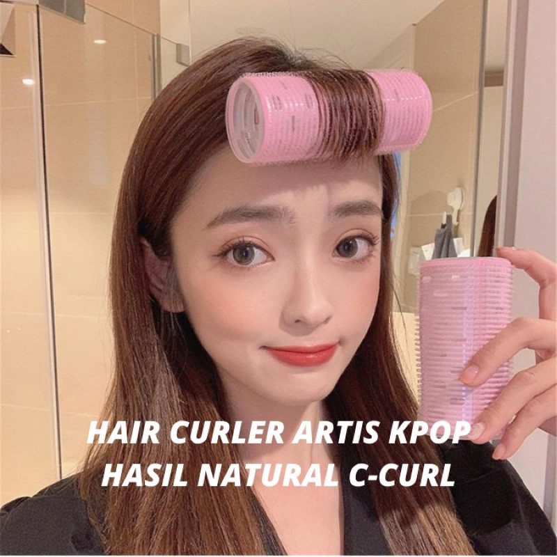 [Ecer] Roll Rambut Gulungan Rambut Satuan Roll Rambut Keriting Hair Curler Rol Keriting Ikal Curly Rambut Murah