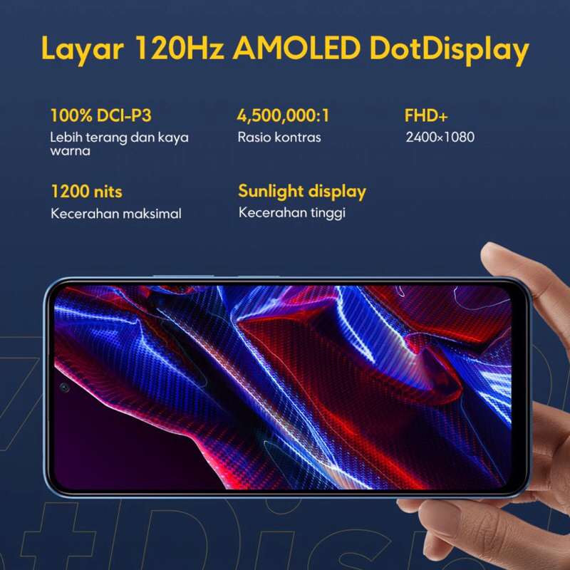 Xiaomi Poco X5 5G | 6GB+128GB - 8GB+256GB | Snapdragon 695 5G | 48MP Triple Camera | Li-Po 5000mAh | Garansi Resmi Xiaomi 15 Bulan