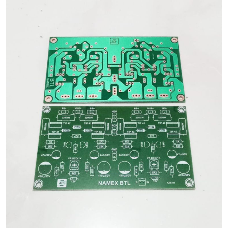 PCB Driver Power Amplifie NAMEC Ultimate Versi BTL