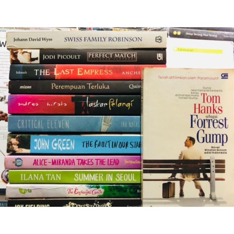 novel-novel bagus bekas original.
