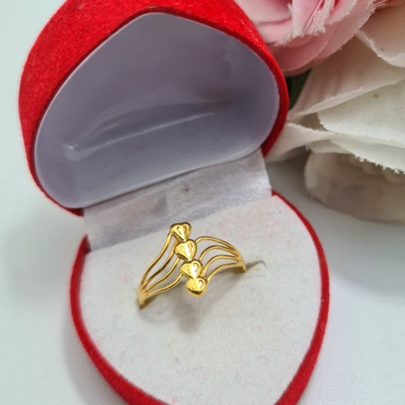 Cincin Emas Muda Love Polos Jari Jari
