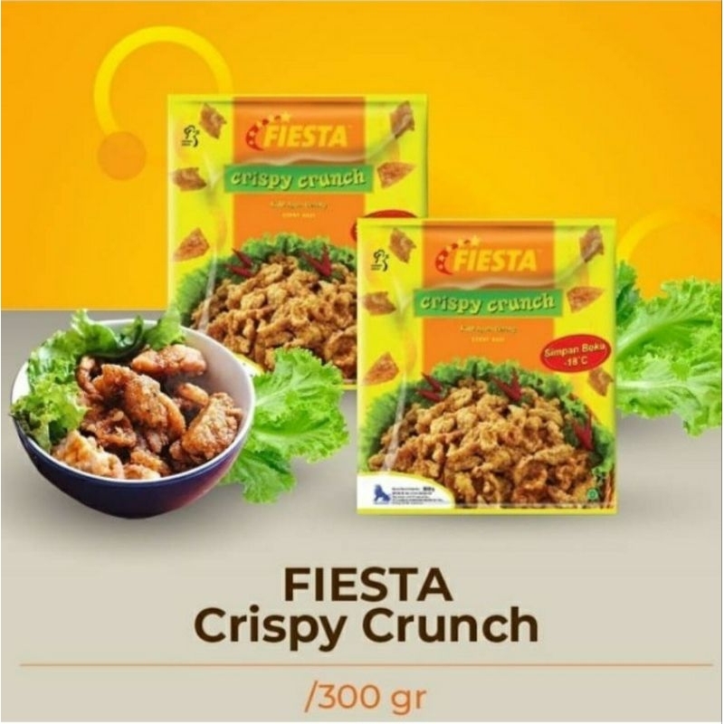 

FIESTA CRISPY CRUNCH (Kulit Ayam Goreng Frozen) 300 GRAM - AGEN FROZEN FOOD MURAH