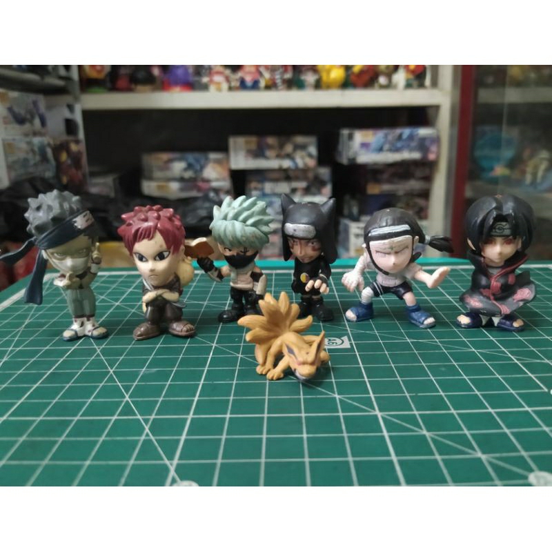Figure Naruto : Kakashi / Gaara / Itachi / kankuro / Neji Chibi