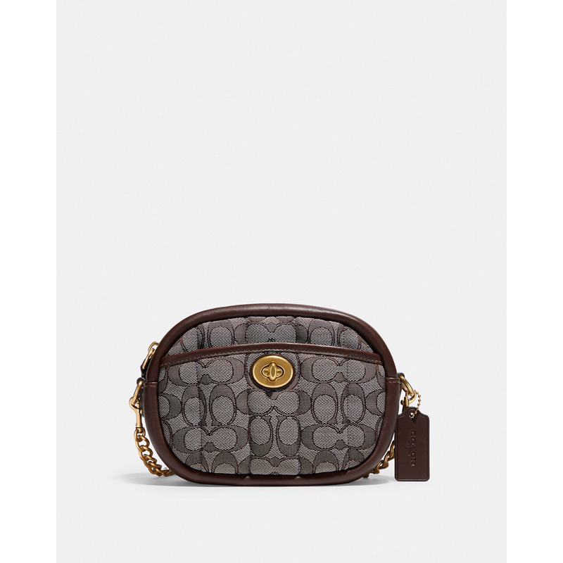 Coach Small Camera Bag In Signature Jacquard With Quilting (C5275)