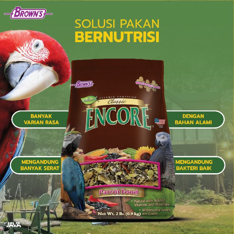

Browns encore parrot