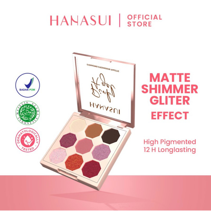 Hanasui EyeMazing Eyeshadow Pallete 3 Varian