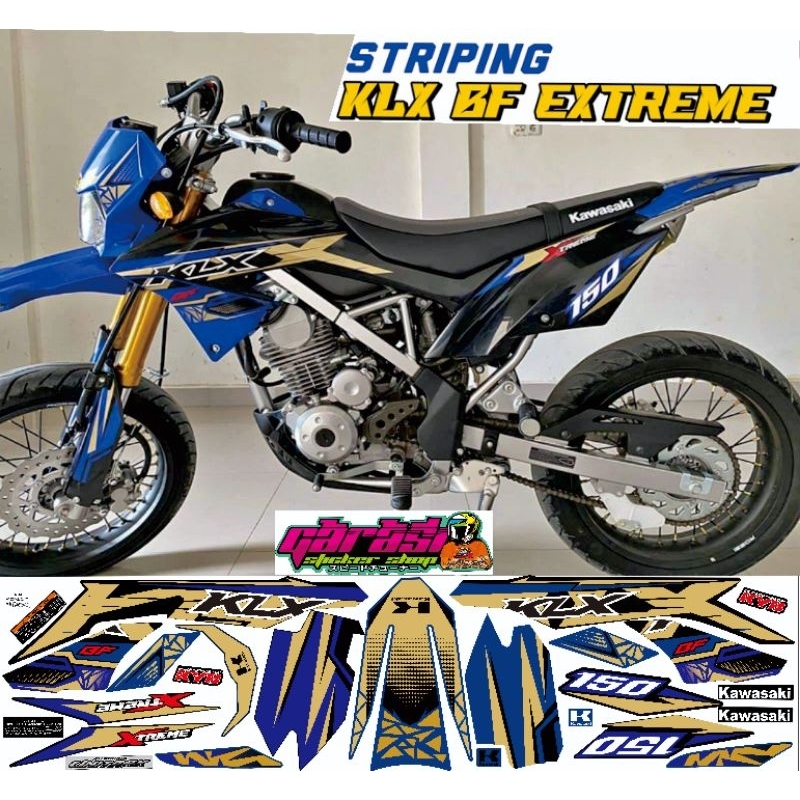 Sticker Striping KLX BF extreme 2021 copy original