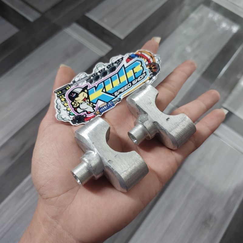KLEM STANG SETANG RAISER STANG BAWAH HONDA CB GL MP TIGER RAISER STANG BAWAH HONDA UNIVERSAL ALMUNIUM