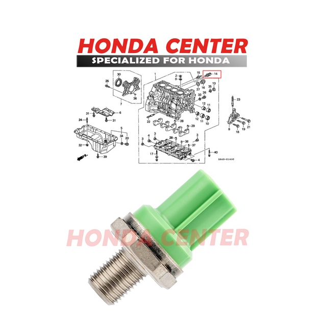 Original honda,Knock sensor ACCORD VTi tahun 1998  1999 2000 2001 2002 odyssey RA6 2001 2002 2003 f23 30530-P5M