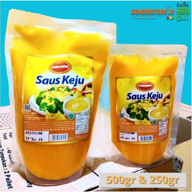 

saus keju Prima Agung varian 250gr / 500gr primaagung Cheese Sauce