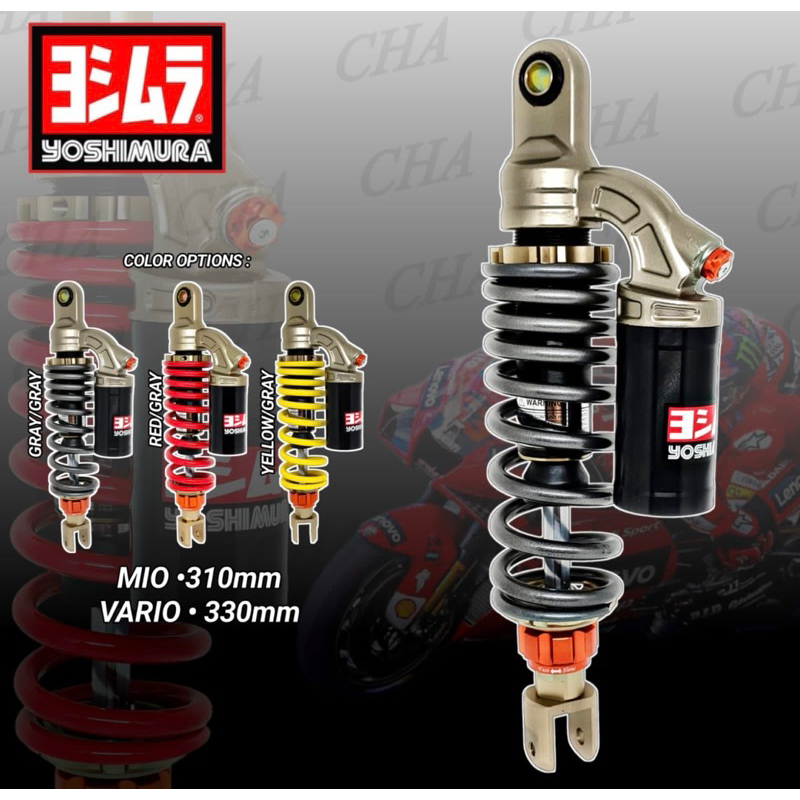 PROMO Shockbreaker YOSHIMURA matic 310mm 330mm mio beat vario scoopy  xeon miom3 vario 125 150