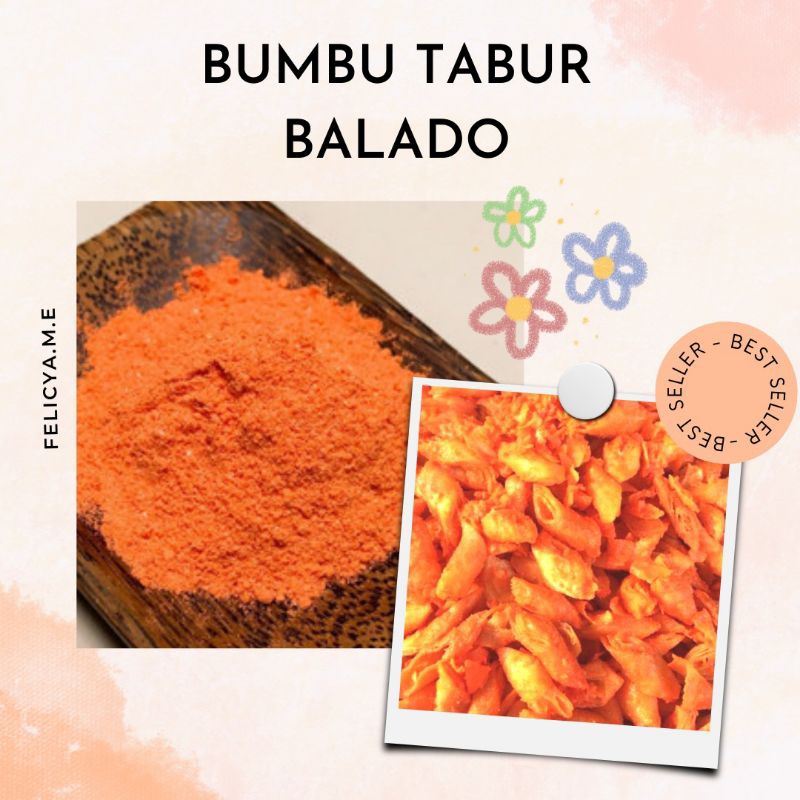 

Bumbu Tabur Rasa Balado 100 Gram - Varian Bumbu Tabur Balado