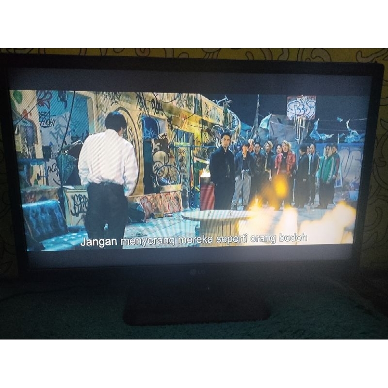 TV Monitor LED LG 24inch IPS panel second berkualitas normal mantap