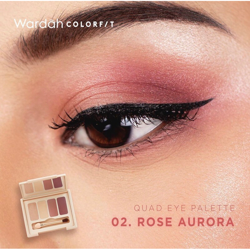 [BISA COD] Wardah Colorfit Quad Eye Palette - Wardah Colorfit Eyeshadow Quad - Wardah Colorfit Eyeshadow - Eyeshadow Wardah