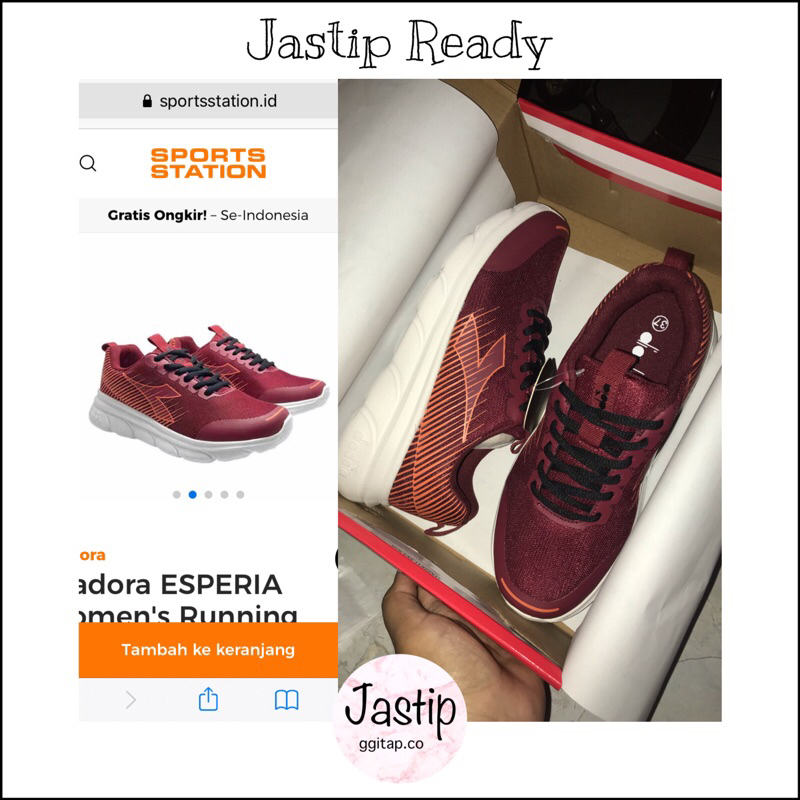JASTIP SPORT STATION SEPATU DIADORA WOMAN DISKON