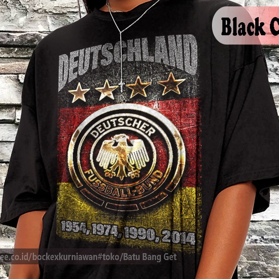 Kaos Logo Jerman | Kaos Acid Wash Oversized