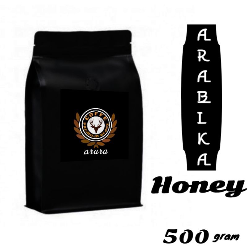 

arara Arabika Honey / Kopi Arabika Honey 500 Gram / Beans Premium