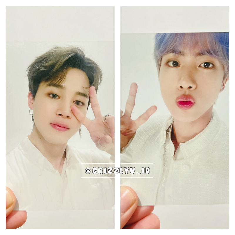 Mini Photocard SYS Rings Speak Yourself Official BTS JIN JIMIN