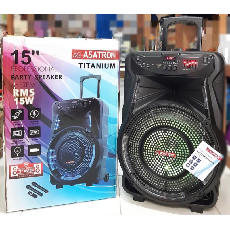 Asatron Speaker 15inch Titanium
