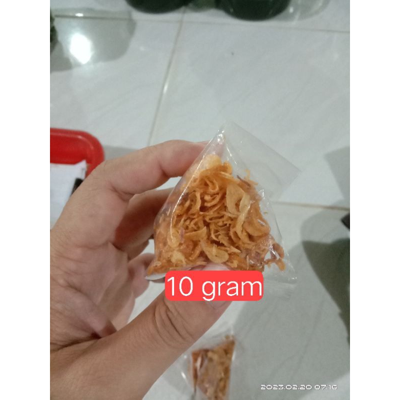 

BAWANG GORENG ORIGINAL ASLI PULAU BANGKA ( ± 10 - 80 gram )