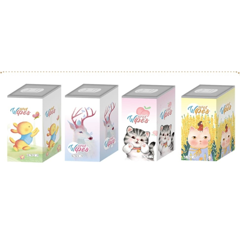 TISSUE BASAH KALENG MINI RANDOM| WET WIPES KALENG | TISSUE BASAH UNIK | TISSUE BASAH CUTE