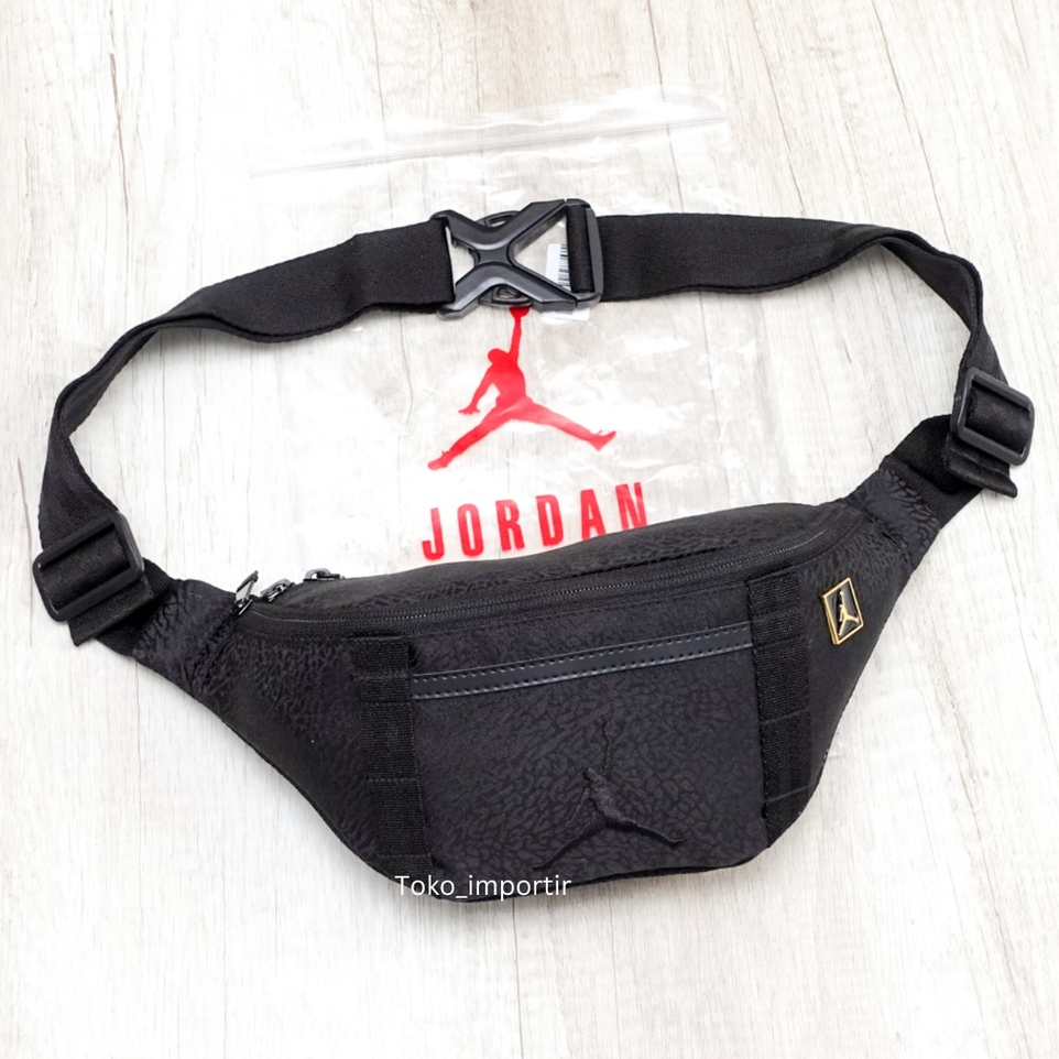 Waistbag Air Jord4n Burst Crack Tas Pinggang Pria Mirror Original