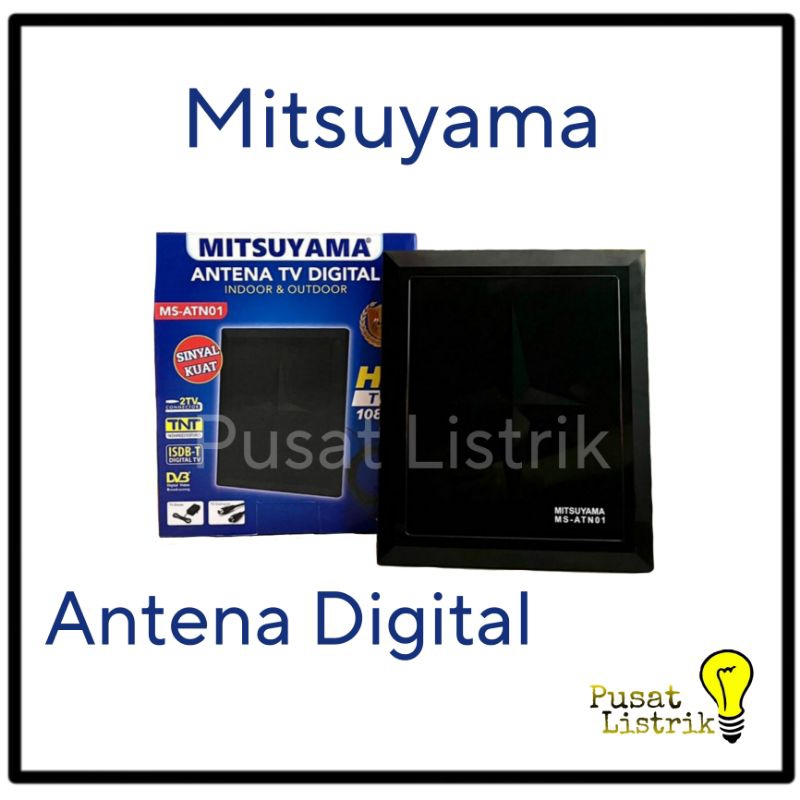 Antena TV Digital Indoor / Outdoor Mitsuyama MS-ATN01 10M 2TV Konektor