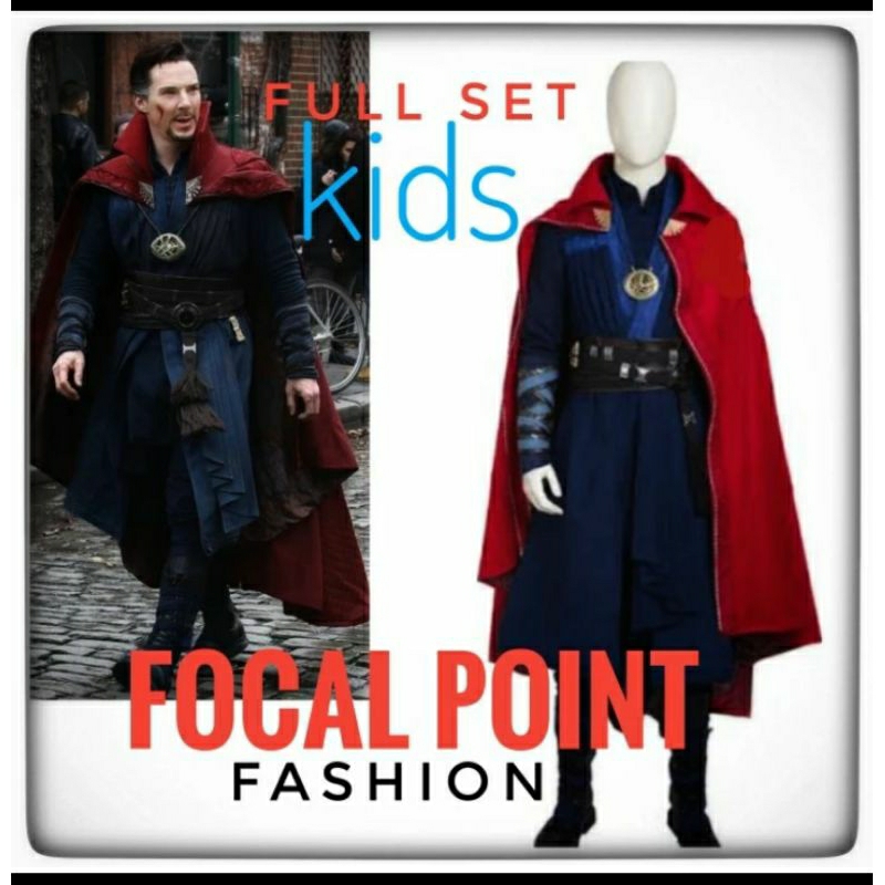 kostum doctor strange anak marvel superhero  cosplay Halloween costume
