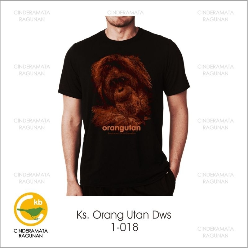 Kaos Orang Utan Ragunan Dewasa