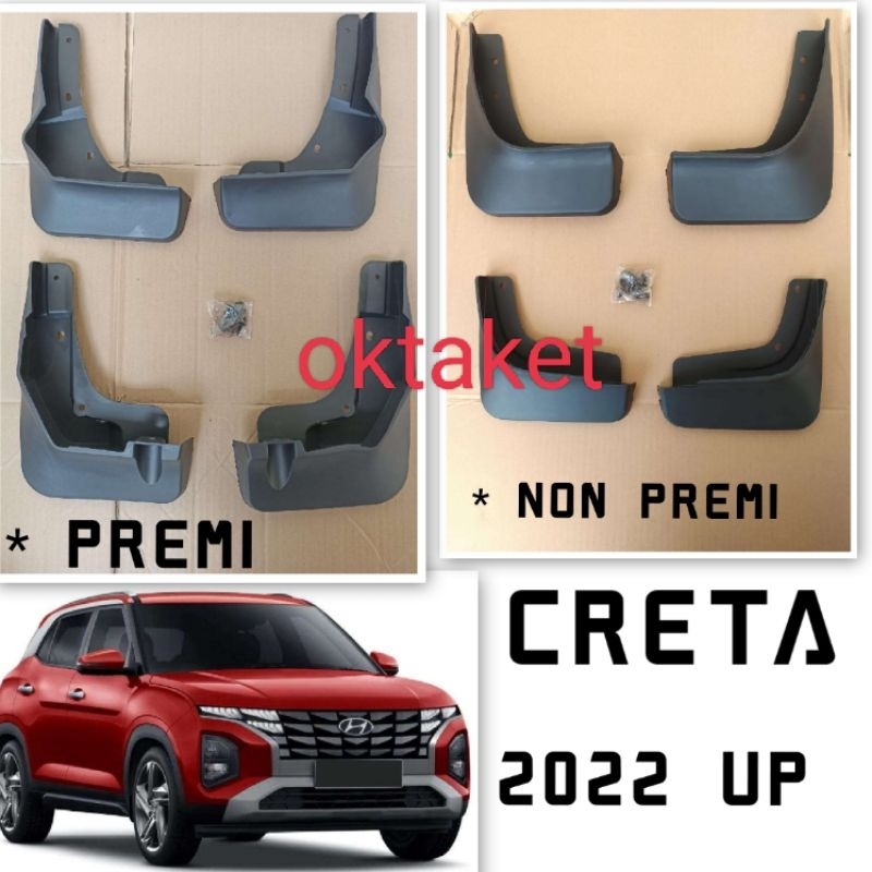 mudguard karpet Lumpur Hyundai Creta 2022 2023 Premi &amp; Non Premi