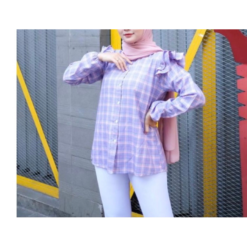 preloved kemeja ungu