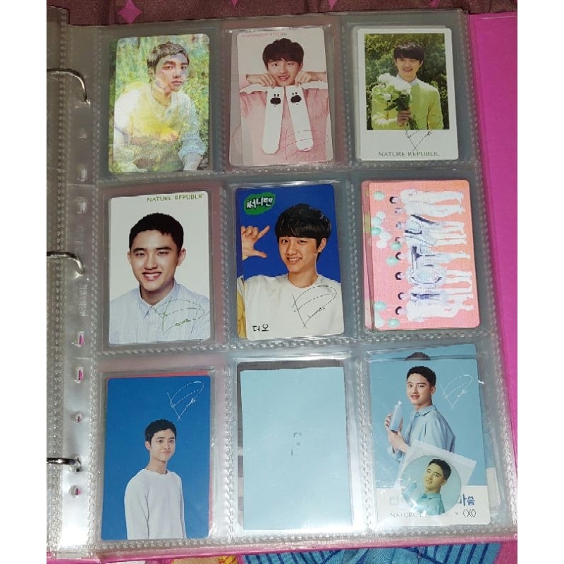 Ready Stock EXO D O Kyungsoo photocard nature republic sunny blue