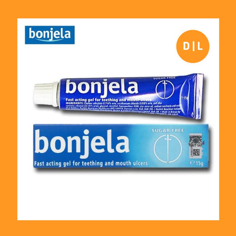 BONJELA TEETHING GEL IMPORT MALAYSIA / SARIAWAN TUMBUH GIGI ANAK 15gr
