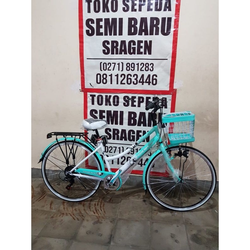 sepeda perempuan keranjang ctb 26 phoenix star