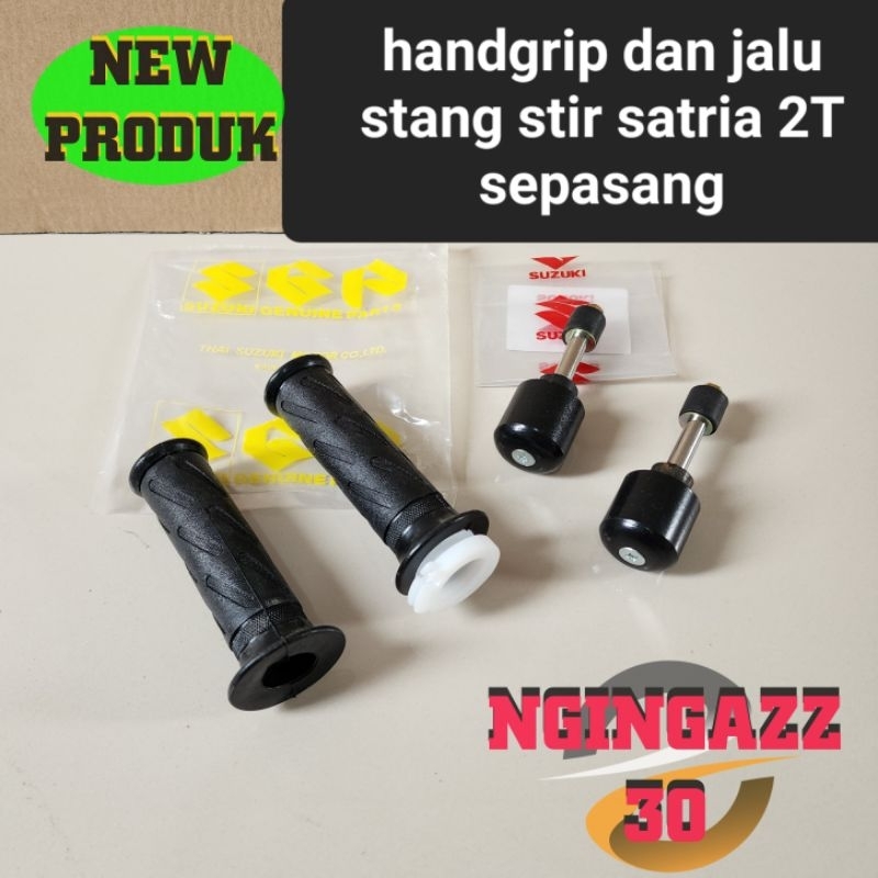 handgrip grip jalu stang stir satria lumba hiu 2tak lengkap