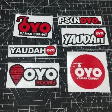 stiker oyo stiker motor mobil