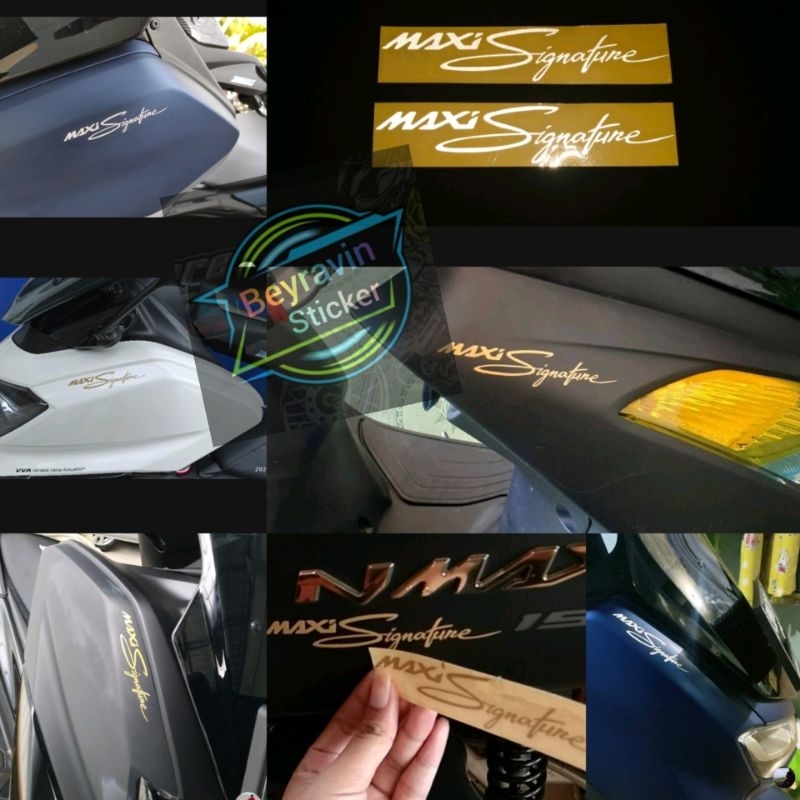 STICKER MAXI SIGNATURE CUTTING