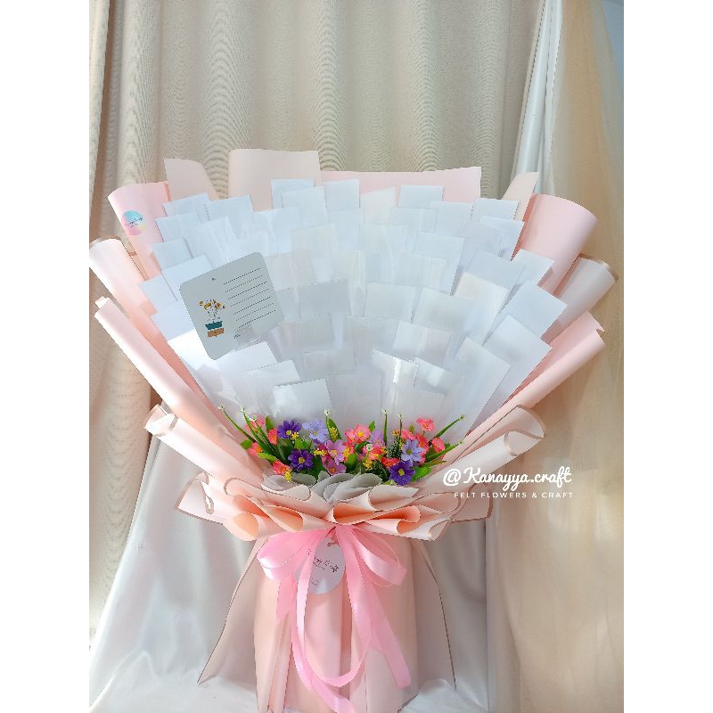 Buket uang kosongan Kerangka buket uang 30_50 lembar