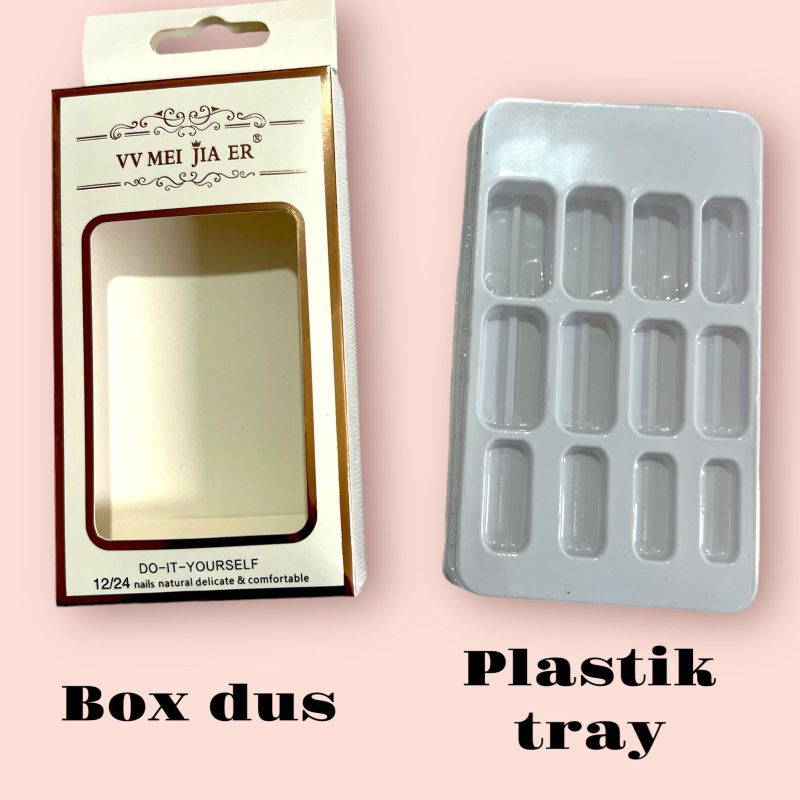 Box kuku palsu kosong / box kuku nail art / box termurah