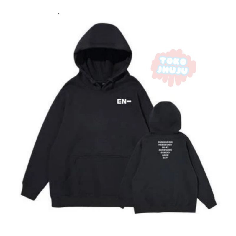 Hoodie Jumper Jay Engene style EN- Logo + All Nama Member Belakang