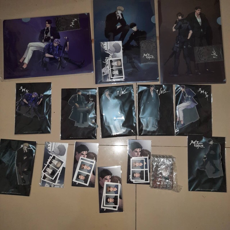 BLACK WILD RABBITTEAM OFFICIAL MERCH LEZHIN CLEAR FILE CHECKMATE ACRYLIC STANDEE JAEKYUNG ID PHOTO J