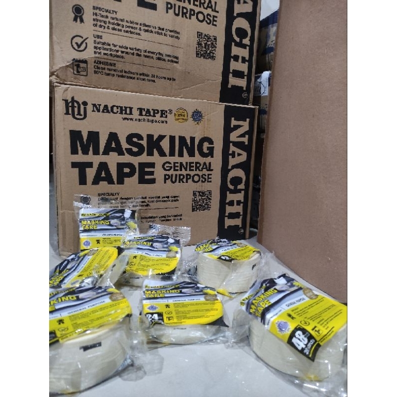

PLESTER KERTAS MASKING TAPE NACHI, TERSEDIA PENGIRIMAN INSTAN